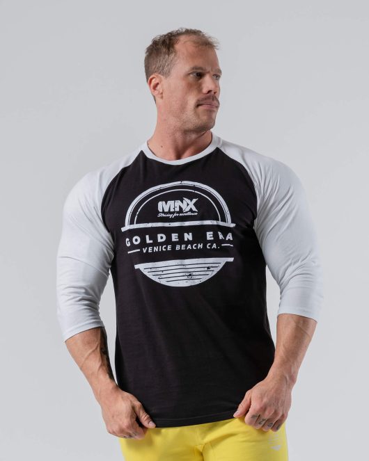 MNX Raglan Top Golden Era, black
