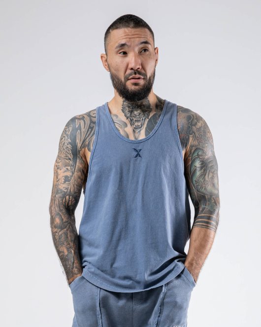 MNX Stringer tank top Industrial, navy blue