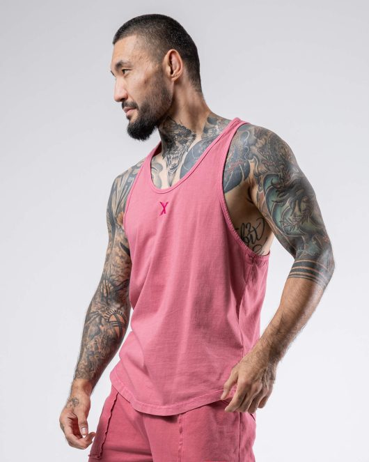 MNX Stringer tank top Industrial, dusty rose