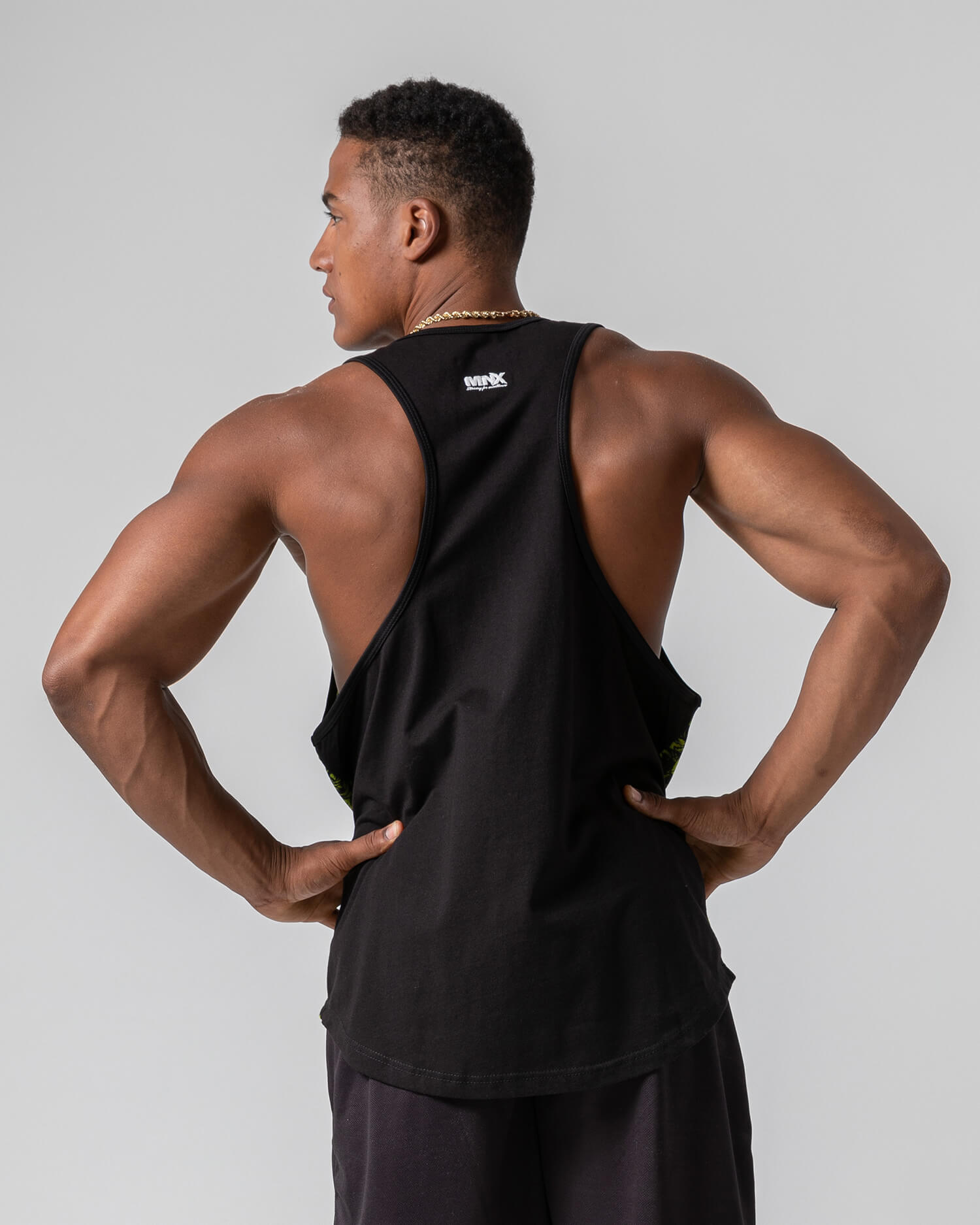 MNX Stringer tank top Skull souls, purple - Image 2