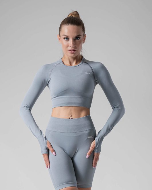 MNX Women's seamless top Glam, blue