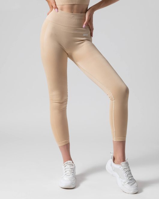 MNX Women's seamless leggings Glam, beige