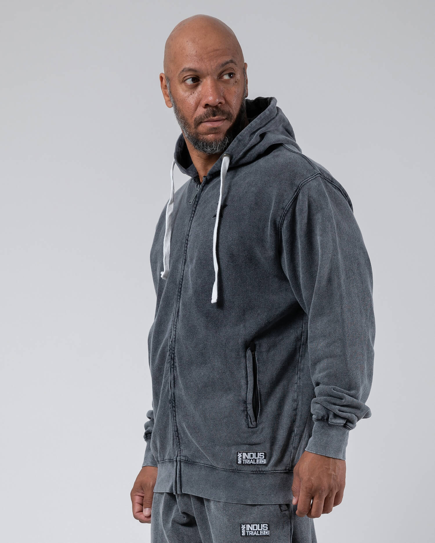 MNX Hoodie Industrial, black - Image 3