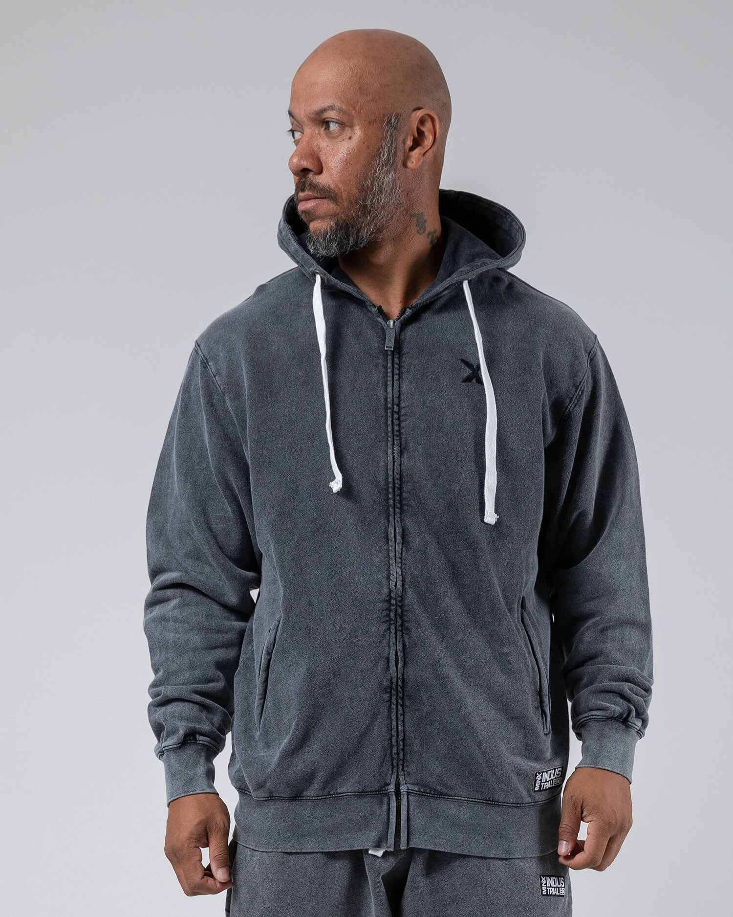 MNX Hoodie Industrial, black