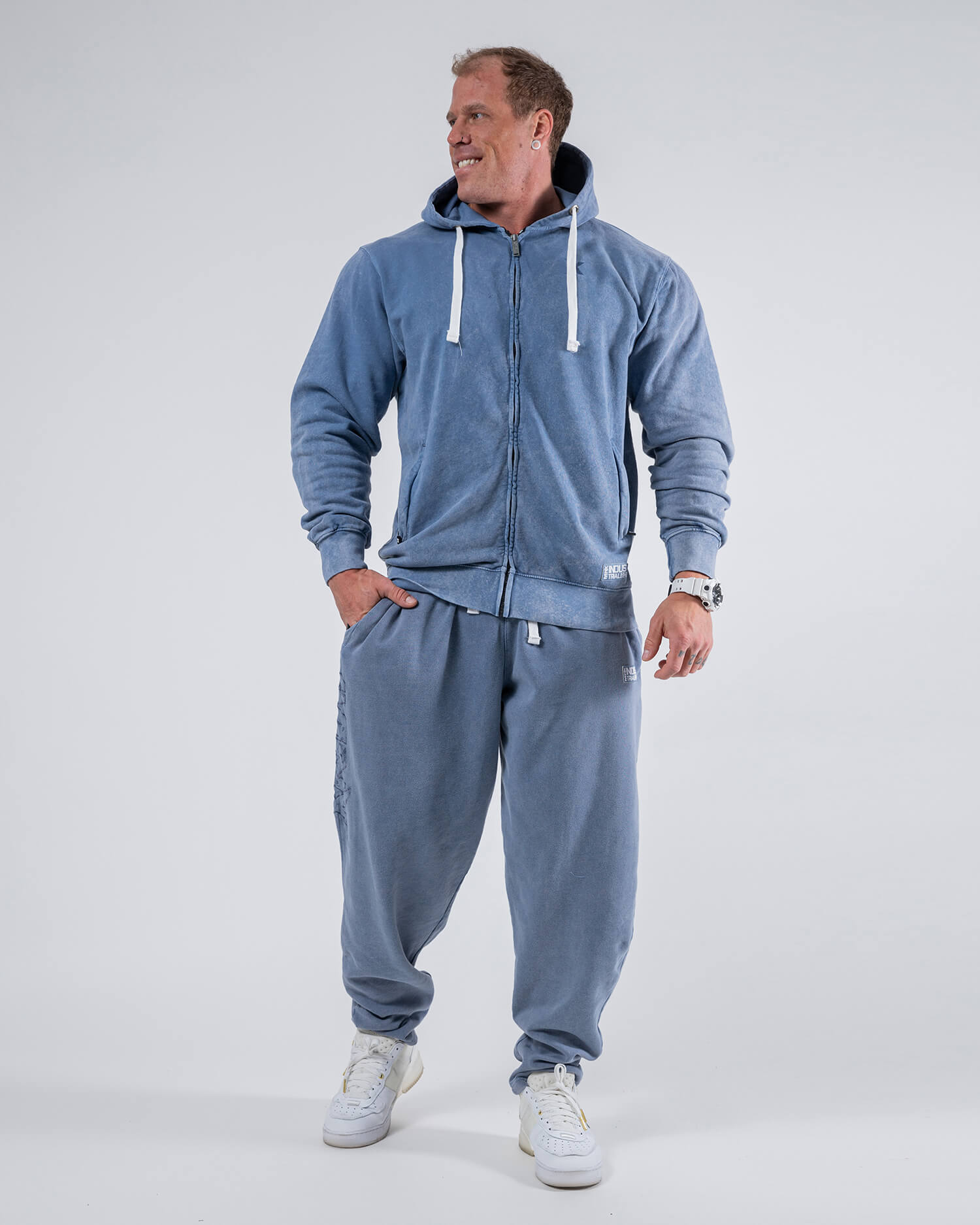 MNX Hoodie Industrial, navy blue - Image 5