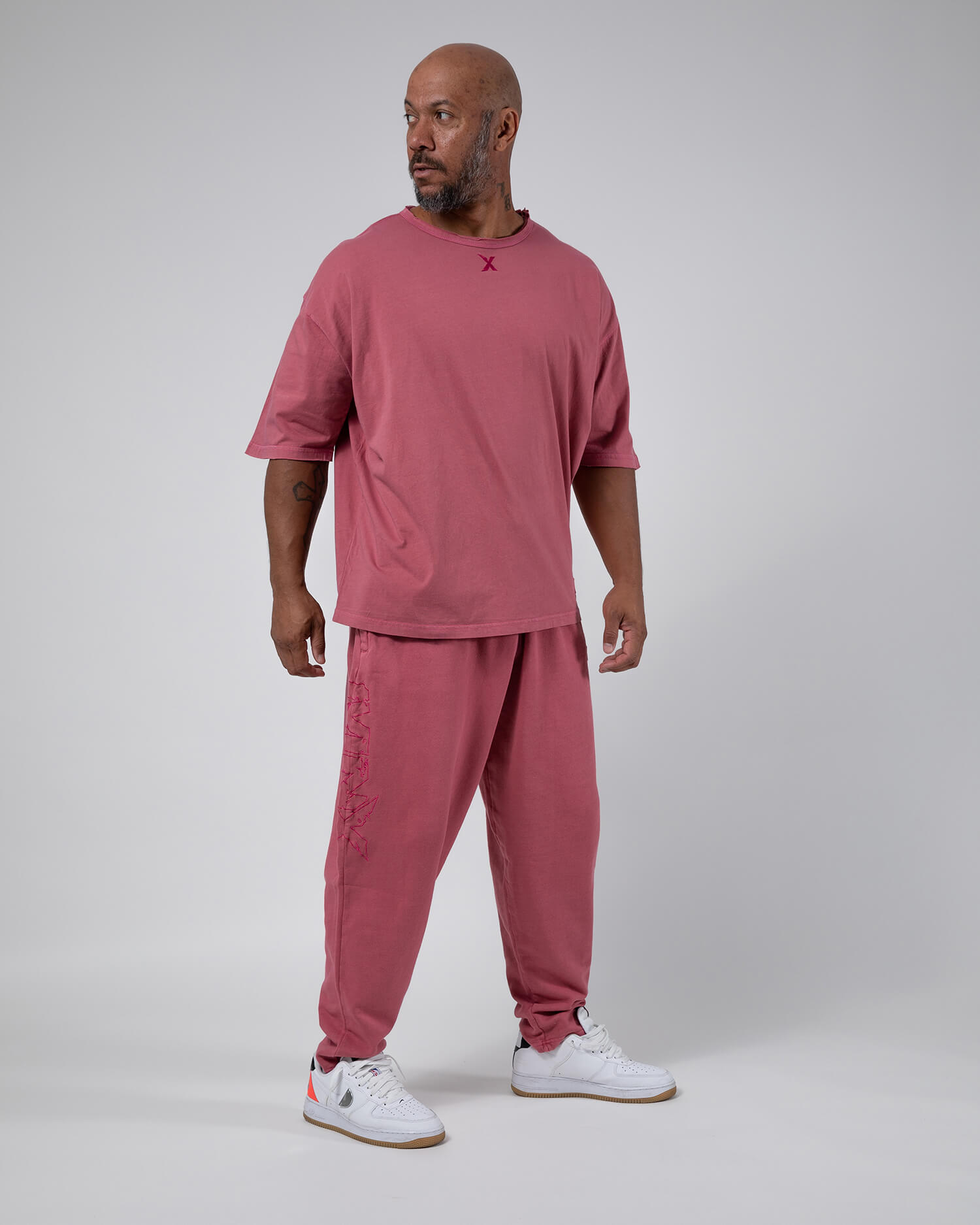 MNX Cotton pants Industrial, dusty rose - Image 4