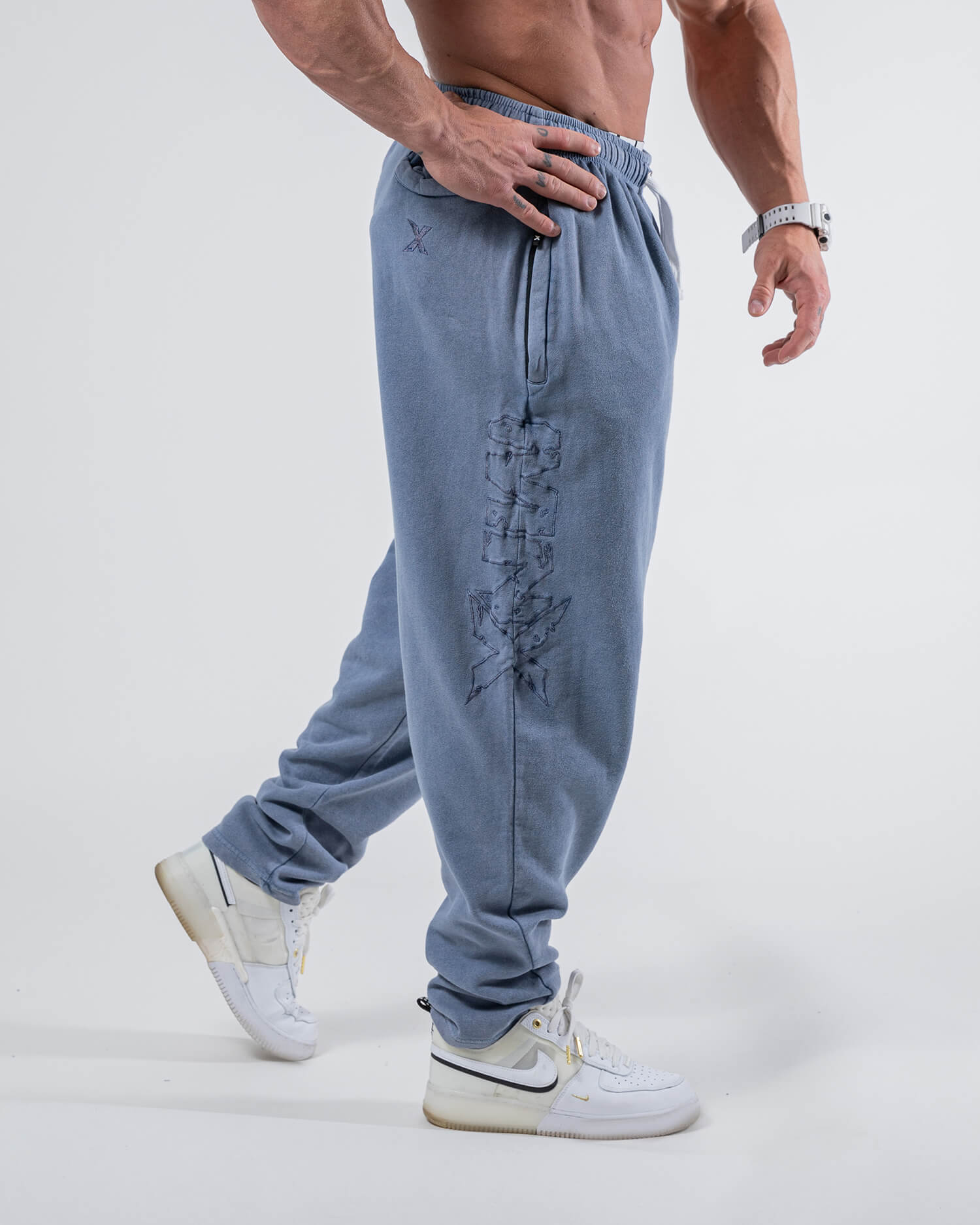 MNX Cotton pants Industrial, navy blue - Image 3