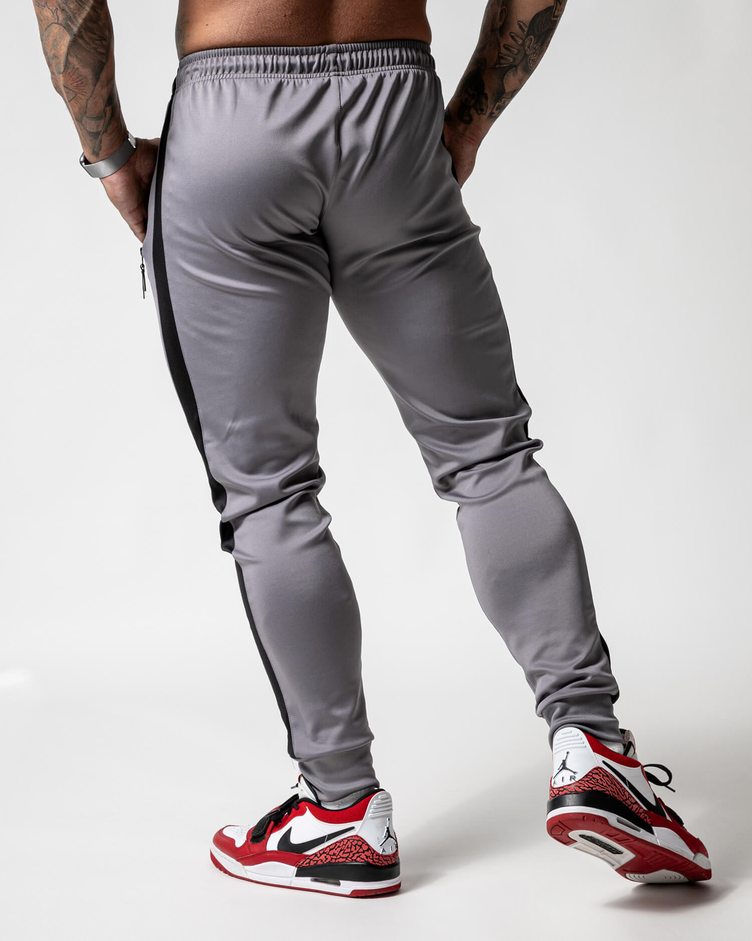 MNX Men's track pants, grey - Image 4
