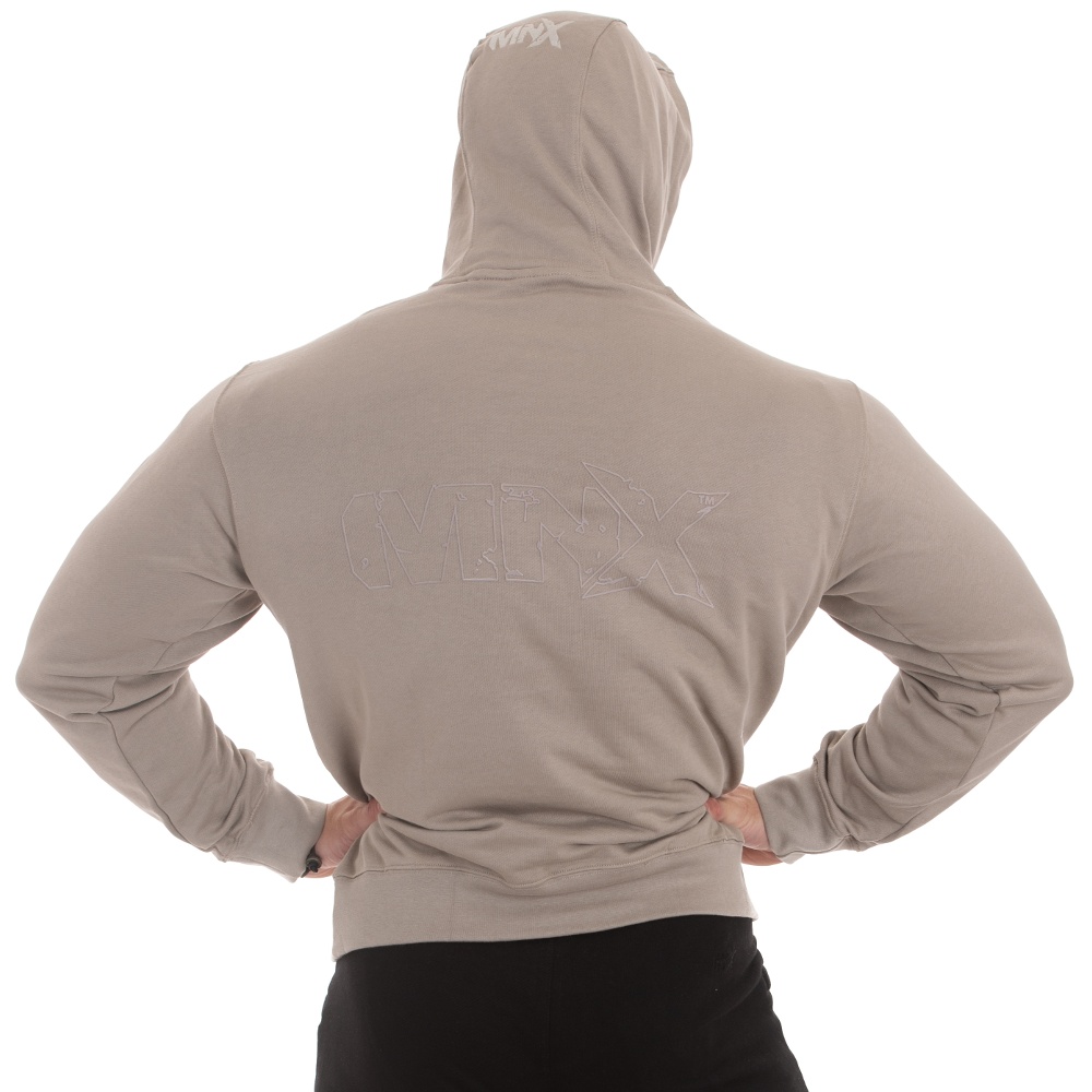 MNX felpa con cappuccio Athletic, sabbia - Image 2