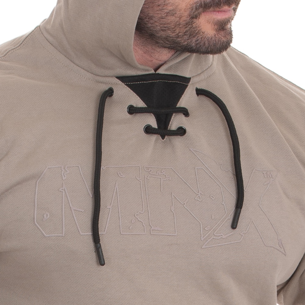 MNX felpa con cappuccio Athletic, sabbia - Image 4