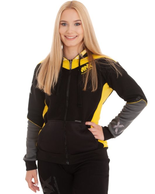 MNX Women's hoodie Revolution, yellow