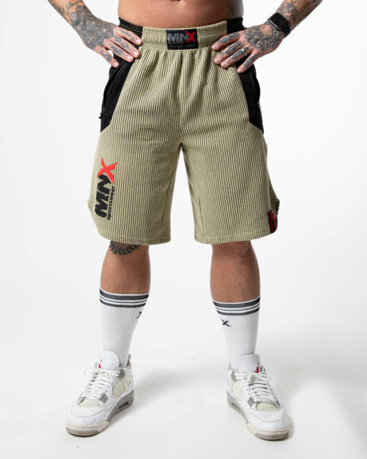 MNX Ribbed shorts Hammer, green lint