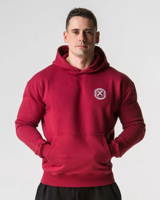 MNX Hoodie Motion, burgundy