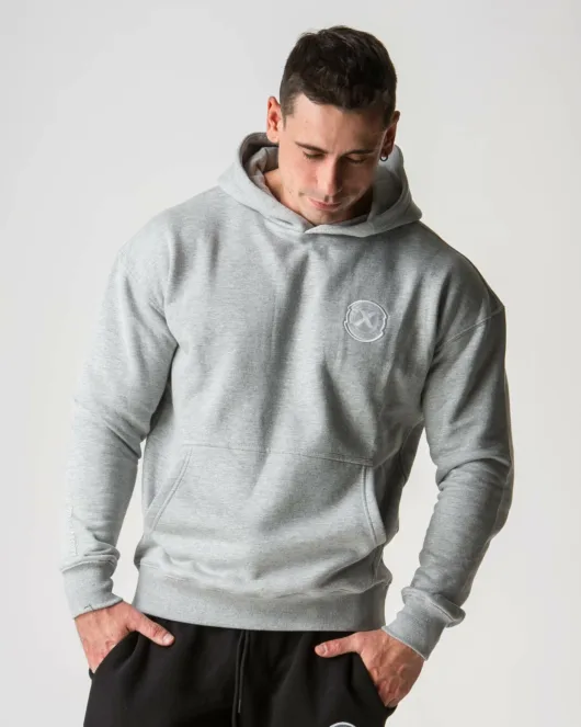 MNX Hoodie Motion, melange grey