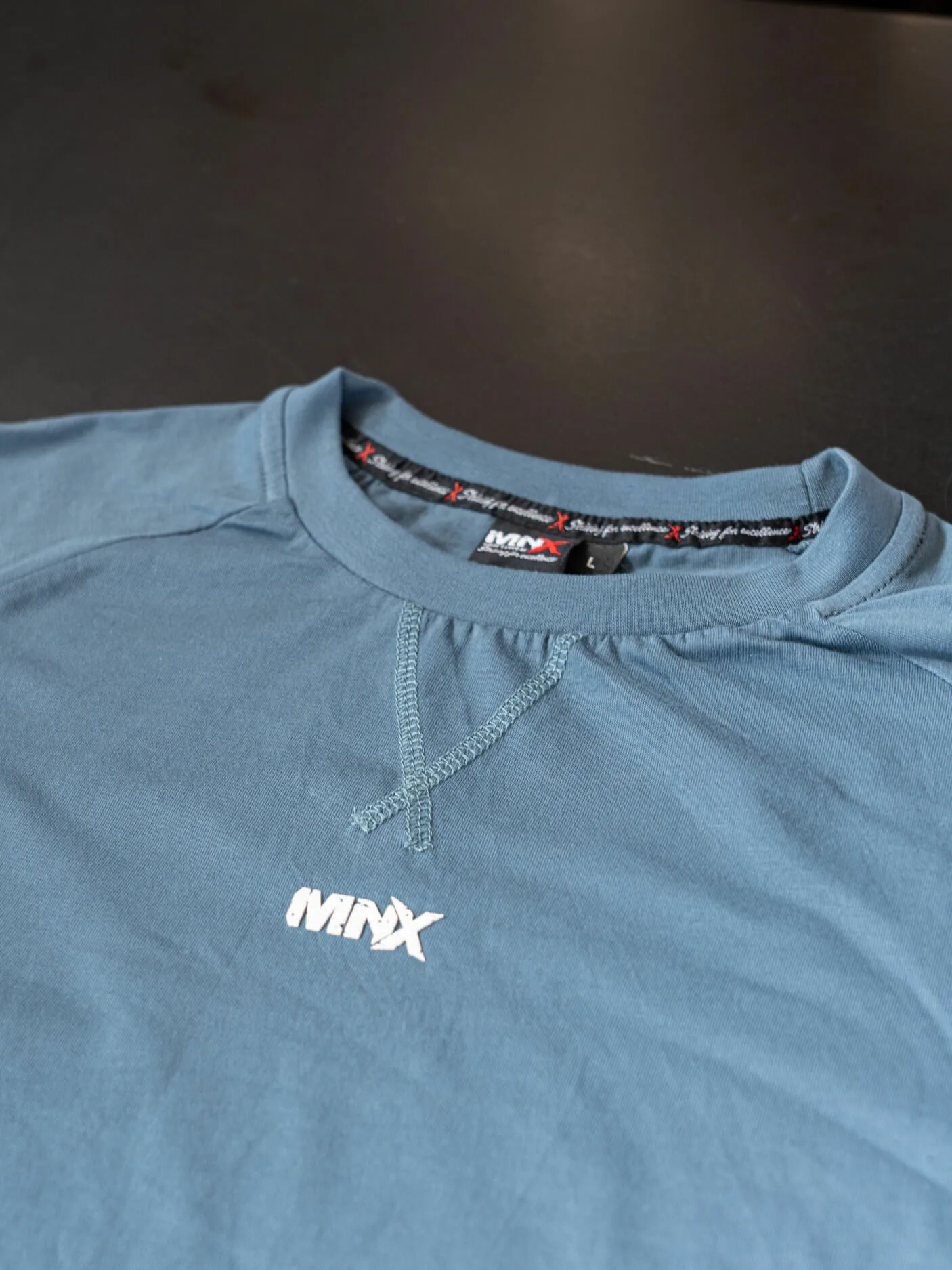 MNX Cotton T-shirt Dynamic, blue mirage - Image 4