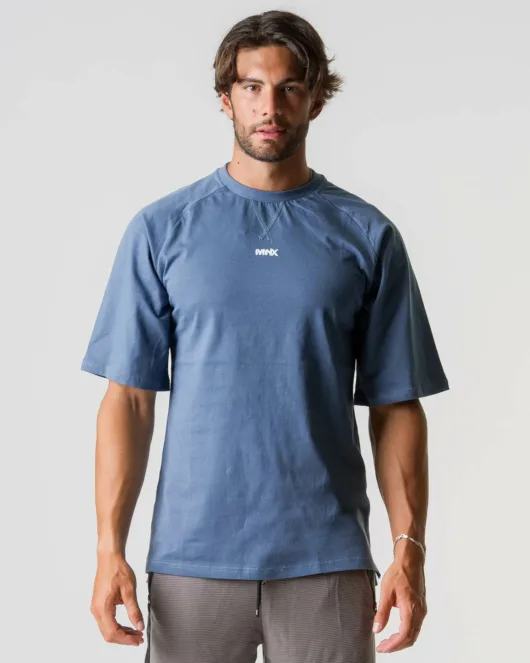 MNX Cotton T-shirt Dynamic, blue mirage