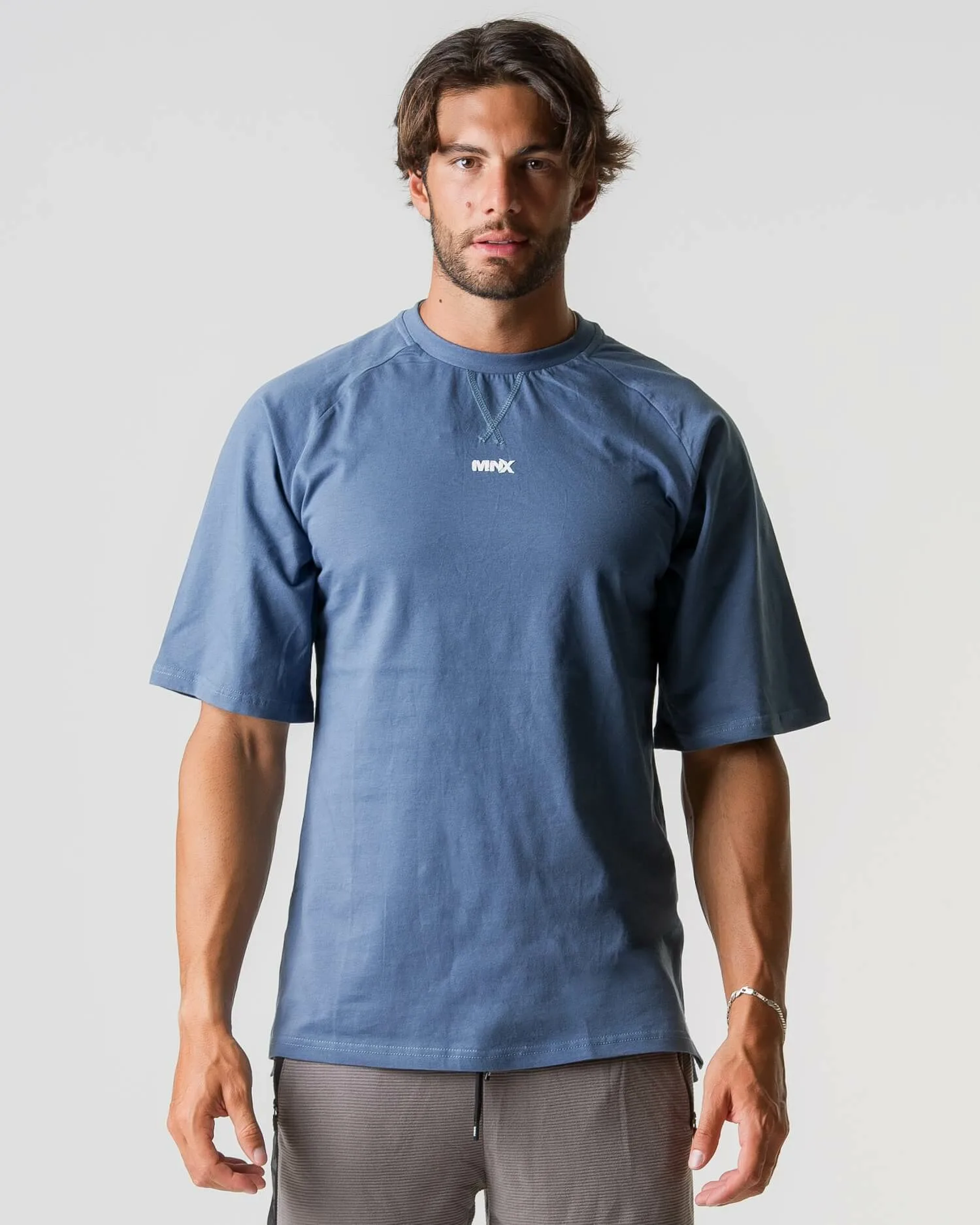 MNX Cotton T-shirt Dynamic, blue mirage