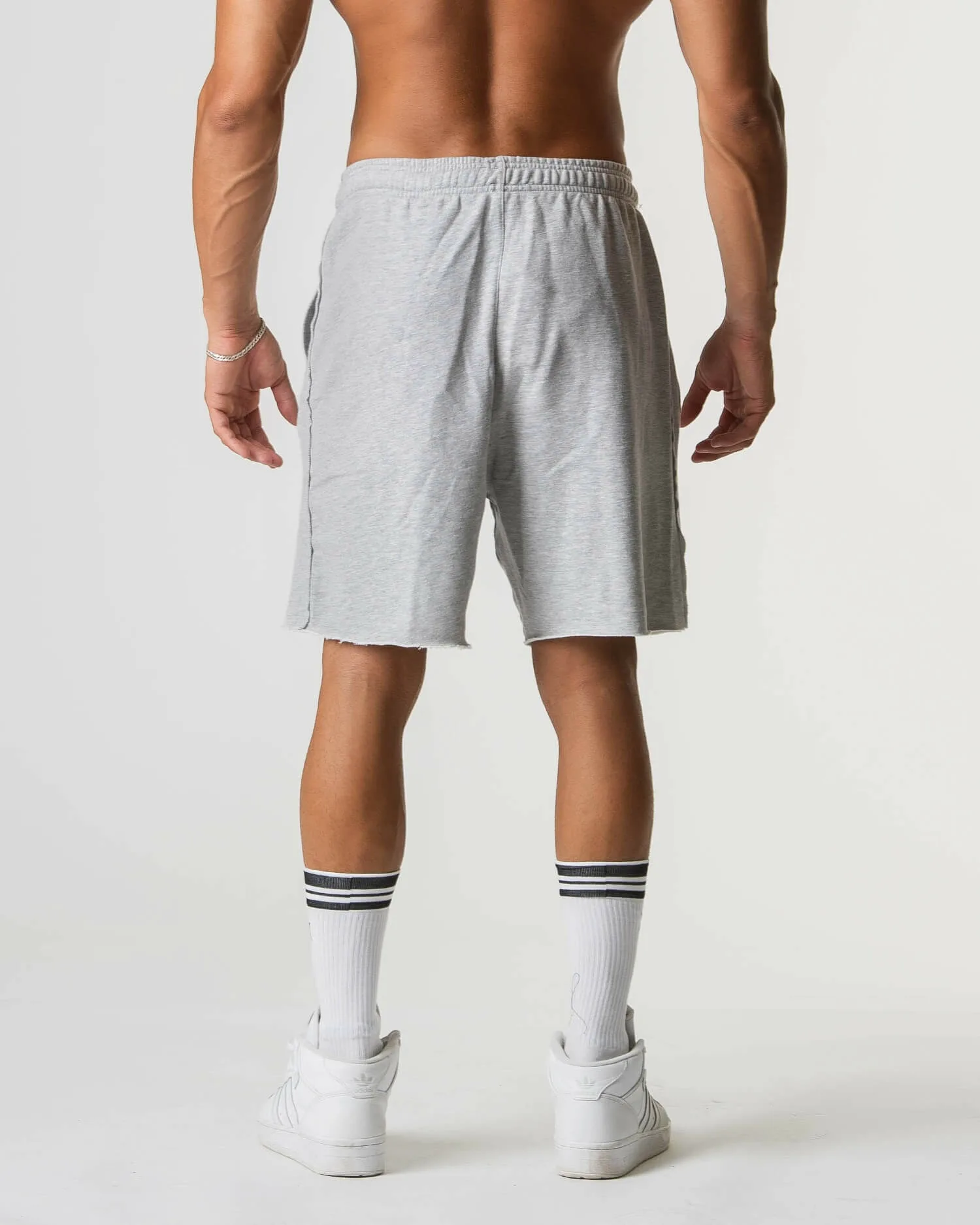 MNX Golden Era Cotton shorts, melange grey - Image 2