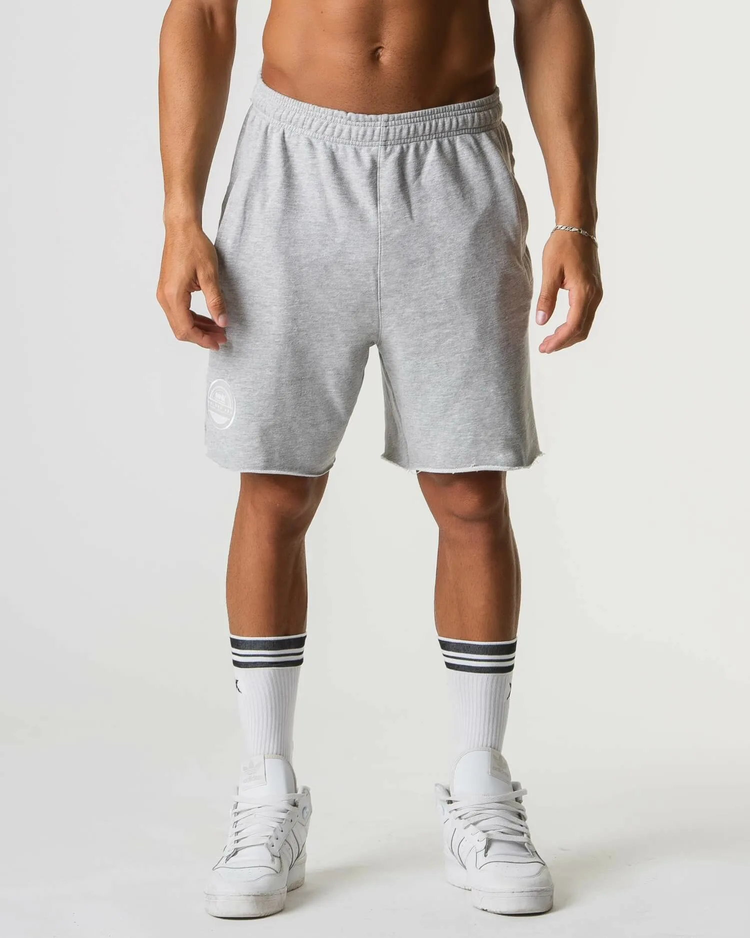 MNX Golden Era Cotton shorts, melange grey