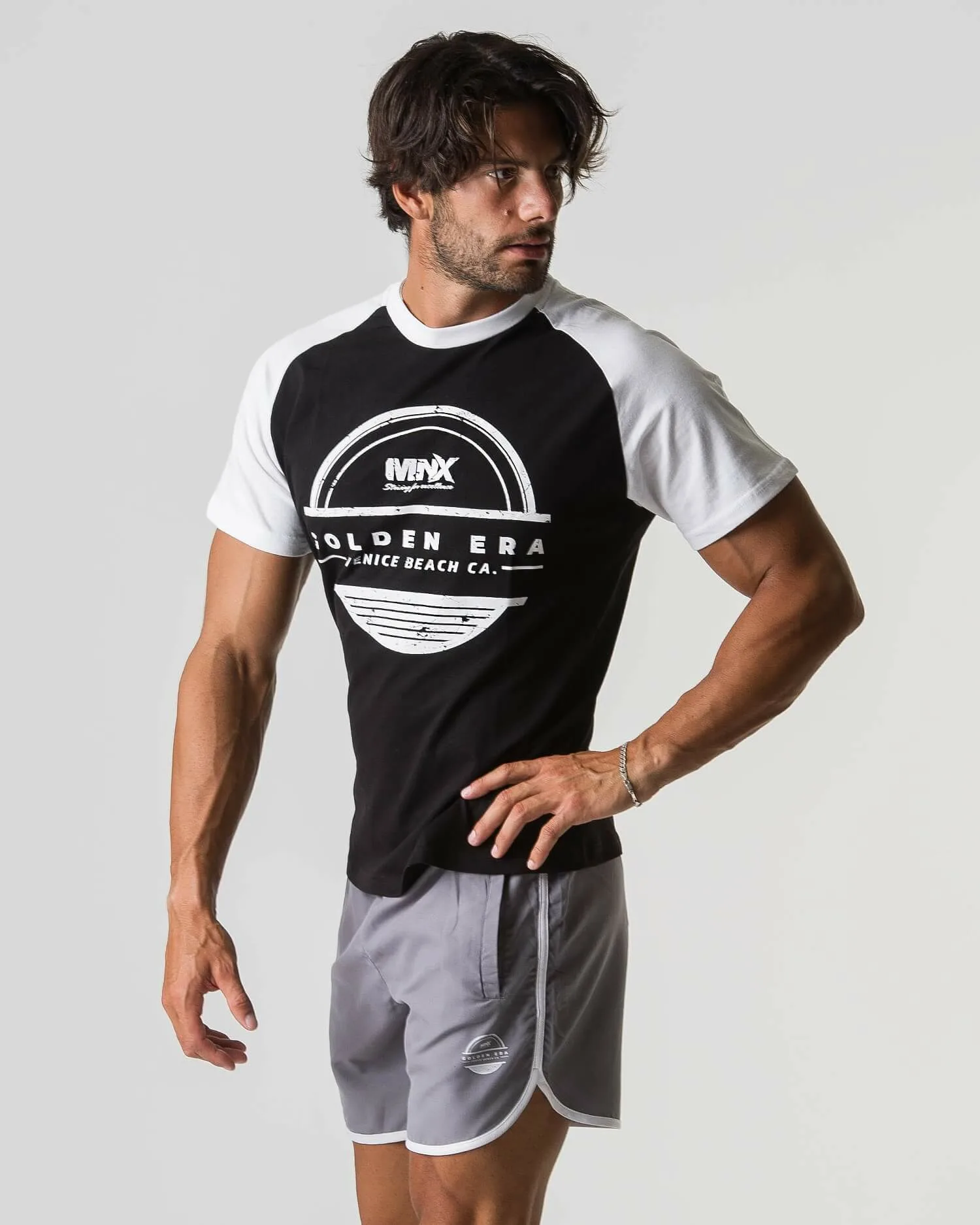 MNX classic T-shirt Golden Era 2.0, black&white - Image 3