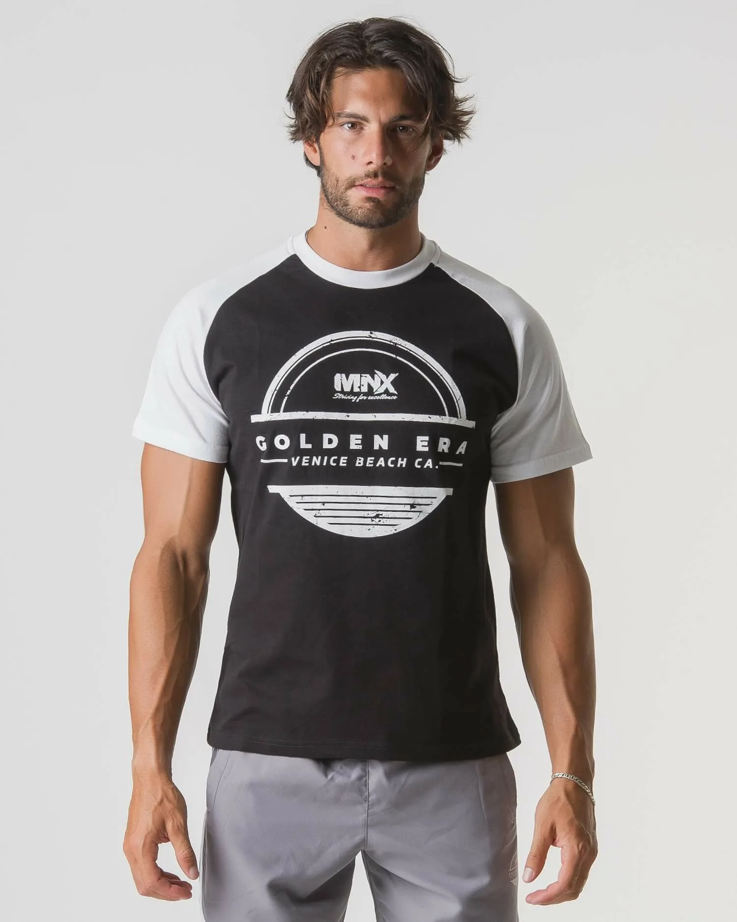 MNX classic T-shirt Golden Era 2.0, black&white