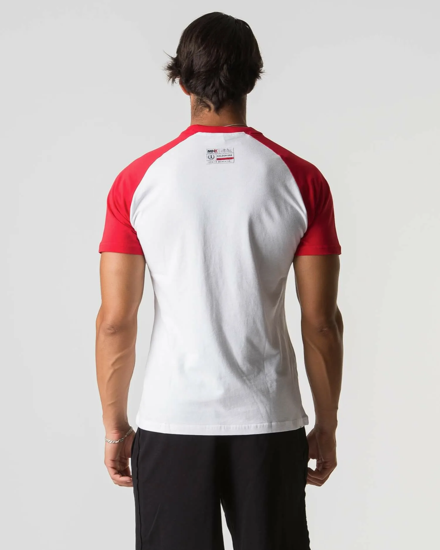 MNX classic T-shirt Golden Era 2.0, white&red - Image 2