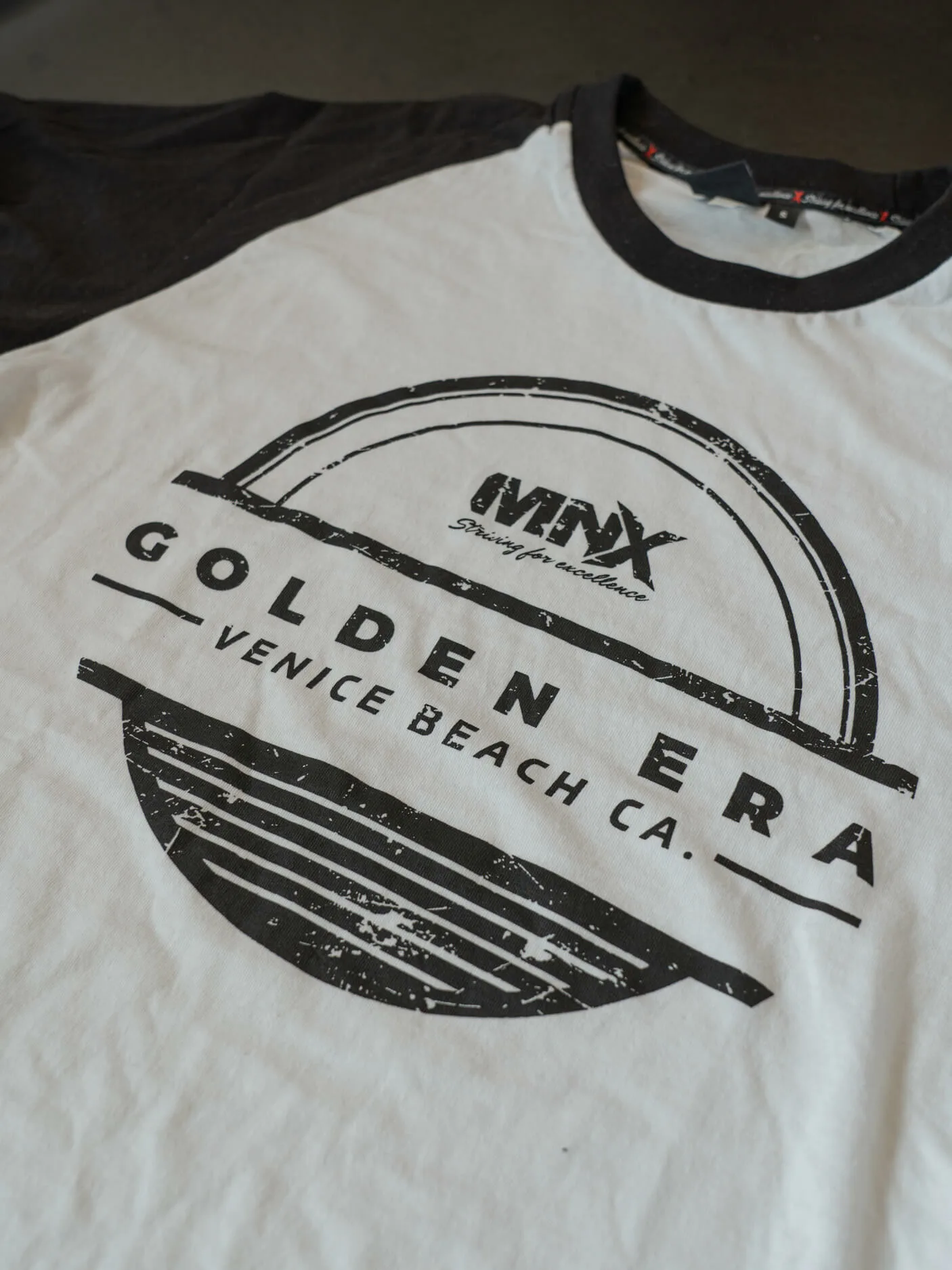 MNX classic T-shirt Golden Era 2.0, white&black - Image 4