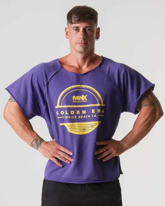 MNX Workout Top Golden Era, deep purple