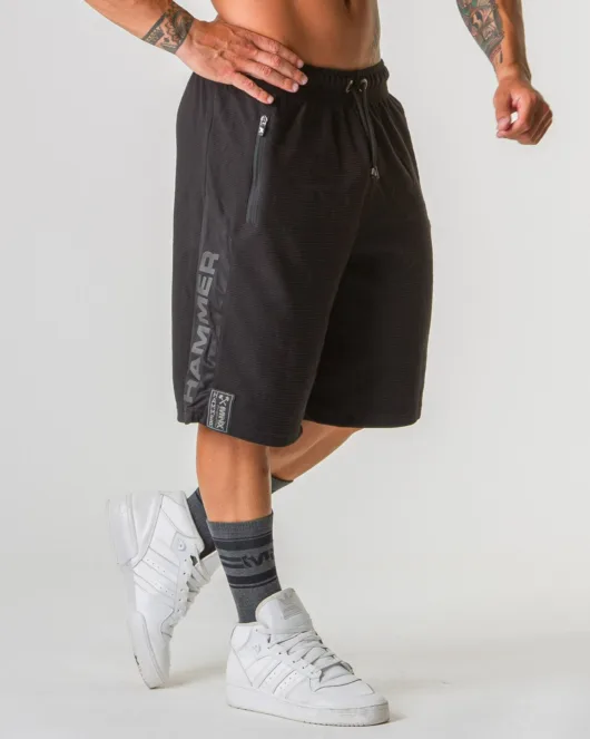 MNX Ribbed shorts Hammer 3.0, black