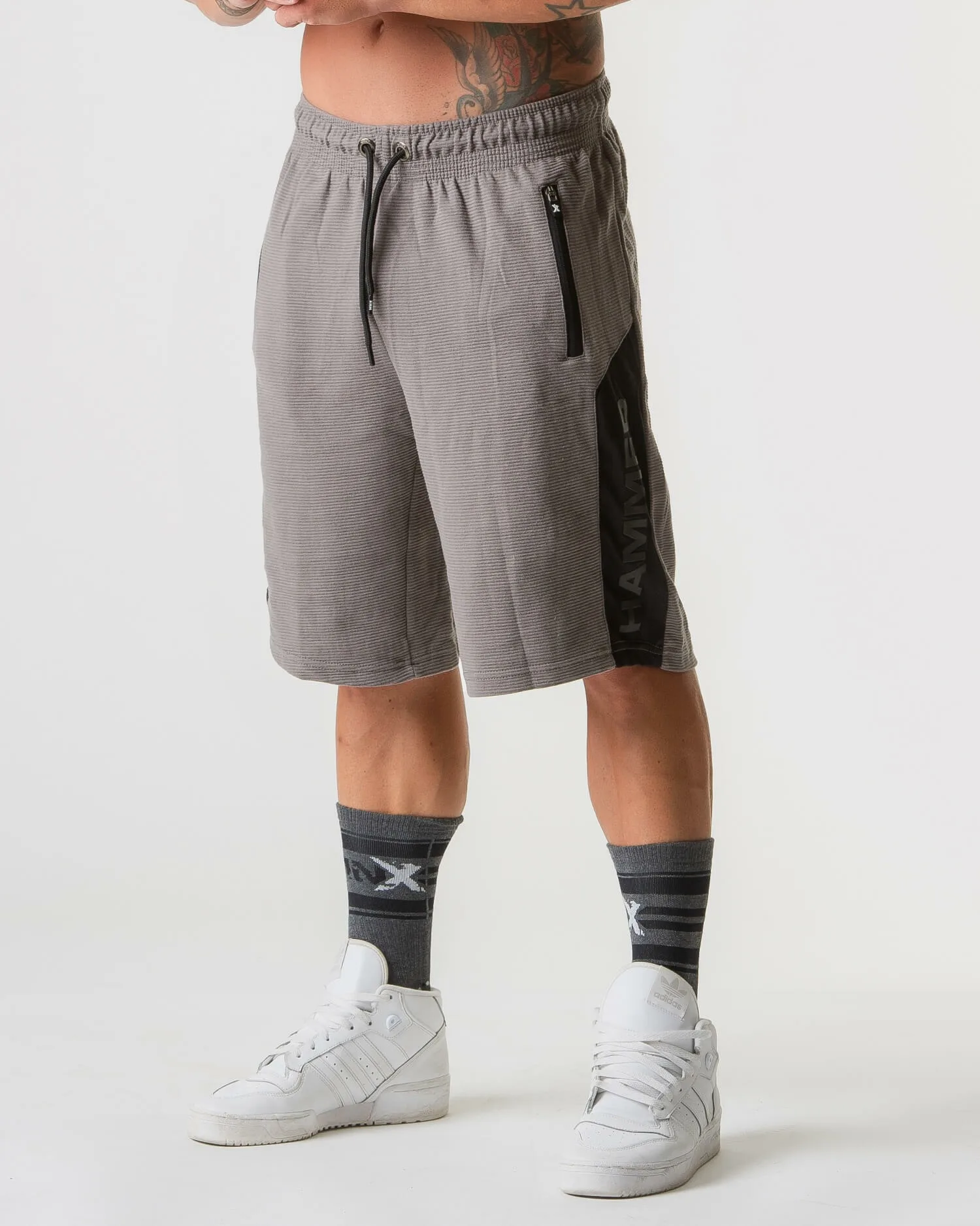 MNX Ribbed shorts Hammer 3.0, dark grey - Image 4