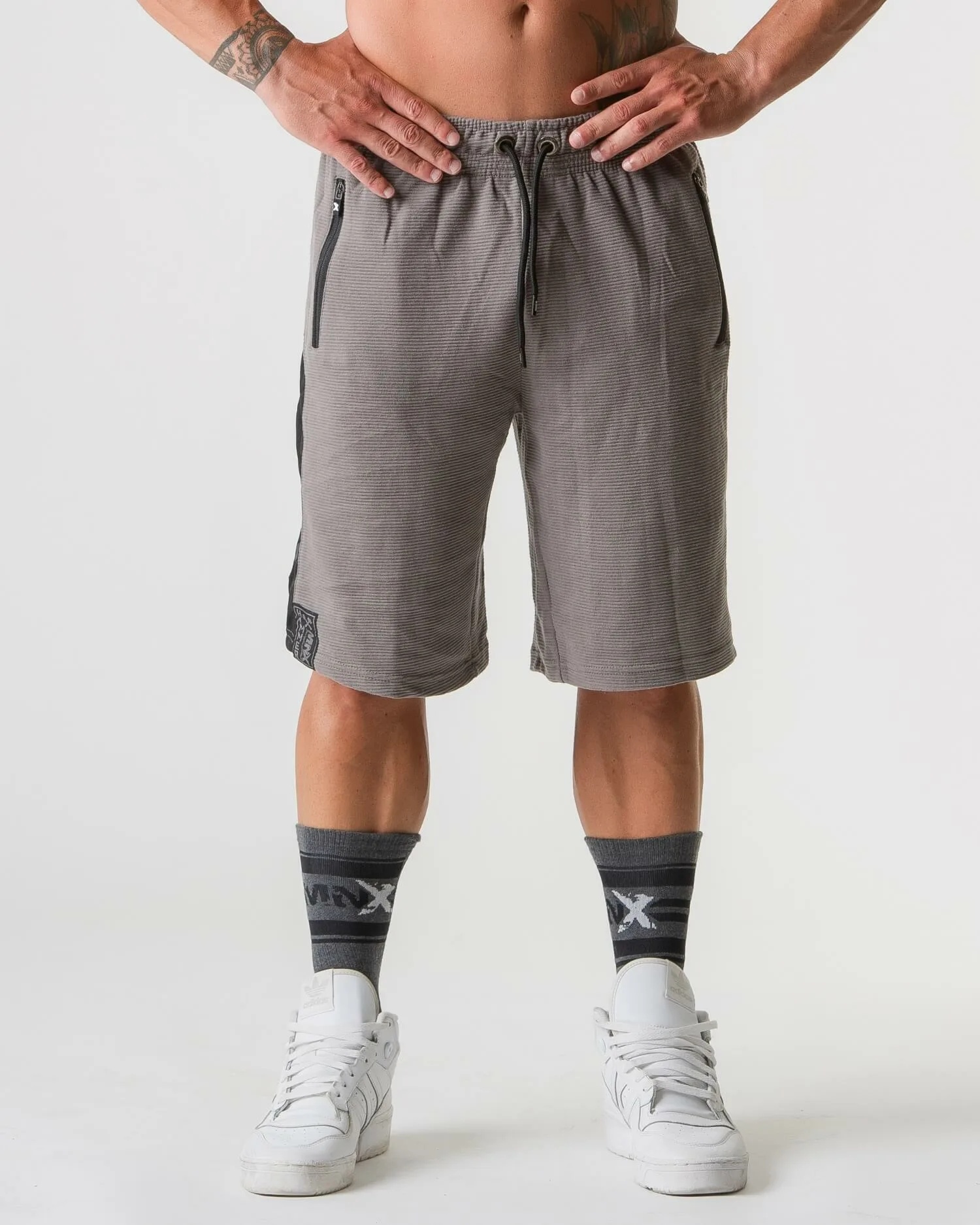 MNX Ribbed shorts Hammer 3.0, dark grey - Image 3
